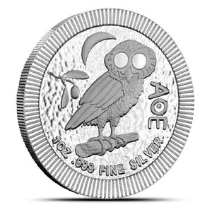2020 ニウエ ATHENA OWL 20 ロール スタッカブル シルバー 1 オンス 0.999 $2 スタッカー コイン ロット