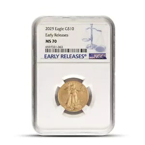 2025 1/4 オンス アメリカン ゴールド イーグル コイン NGC MS70 ER - プレセール｜WORLD RESOURCE【KING店】