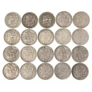 米国モルガン シルバー ダラー流通ロール/20 枚ロット 1921 年以前 (1879-1891)｜WORLD RESOURCE【KING店】