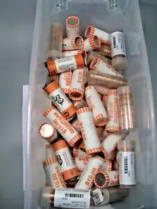 コインショップコーナーの清掃。 65 BU ROLLS 州地区。素晴らしい多様性。イリノイ州+