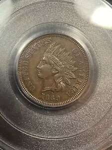 PCGS MS63BN 1869 インディアン ヘッド セント タフ デイト
