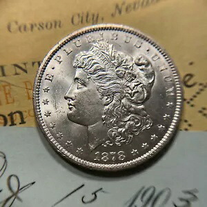 1878 CC モーガン シルバー ダラー チョイス BU UNC 未流通 S$1 コイン|WORLD RESOURCE【KING店】