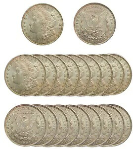 1921 モーガン シルバー ダラー ロール - XF ロット 20 米国コイン|WORLD RESOURCE【KING店】