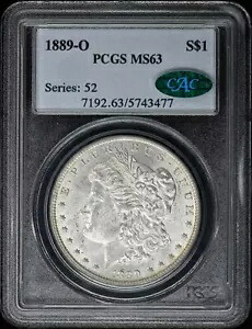 1889-O $1 モルガン ドル PCGS MS63 (CAC)｜WORLD RESOURCE【KING店】