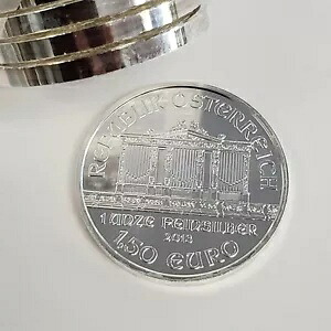 2013 オーストリア フィルハーモニー管弦楽団 シルバー 1 ロール 1 オンス .999 上質 1.5 ユーロ コイン|WORLD RESOURCE【KING店】