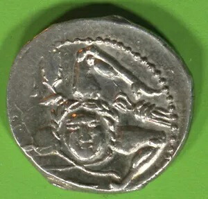 ポンペイ人のレントゥルスとマルケルス 紀元前 49 デナリウス銀貨 メデューサ & ジュピター｜WORLD RESOURCE【KING店】