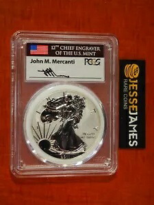 2011 P リバース プルーフ シルバー イーグル PCGS PR70 ジョン マーカンティ ミント エングレーバー シリーズ｜WORLD RESOURCE【KING店】