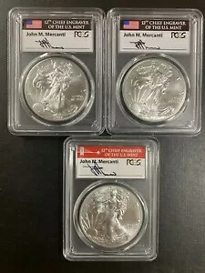 2017 PCGS SP70&MS70 シルバー イーグル (3 コイン セット)｜WORLD RESOURCE【KING店】