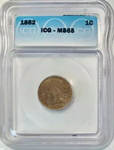 1862 インディアンヘッドセント ICG MS65｜WORLD RESOURCE【KING店】