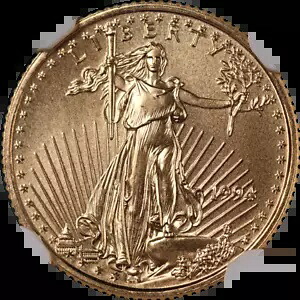 1994 ゴールド アメリカン イーグル $5 NGC MS70 ブラウン ラベル - 在庫｜WORLD RESOURCE【KING店】