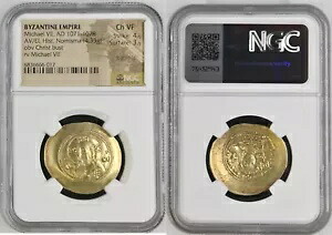 マイケル 7 世デュカス (AD 1071-1078)。 AV/EL ヒスタメノンノミスマサイフェート (29mm) NGC｜WORLD RESOURCE【KING店】
