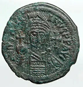 ユスティニアヌス 1 世偉大な本物の古代古いアンティオキア フォリス ビザンチン コイン i90800｜WORLD RESOURCE【KING店】