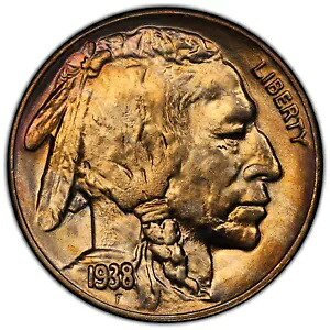 1938-D/S 5C MS67 PCGS OMM FS-512 Overmintmark Variety D Over S レジストリ TrueView