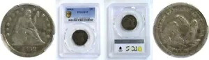 1858-S 25C 着席リバティ クォーター PCGS F-15｜WORLD RESOURCE【KING店】 728,200円