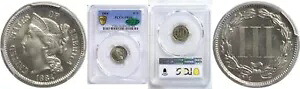 1884 3CN ニッケル 3 セント プルーフ PCGS PR-66 CAC｜WORLD RESOURCE【KING店】 728,200円