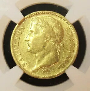 フランス: ナポレオン ゴールド 20 フラン 1808-A AU50 NGC、パリ造幣局。｜WORLD RESOURCE【KING店】