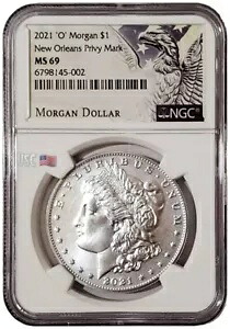 2021-O $1 100周年記念MORGAN DOLLAR NGC MS69 イーグルラベル シルバー コイン #002｜WORLD RESOURCE【KING店】 117,700円