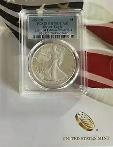 2023 S プルーフ シルバー イーグル PCGS PR70 DCAM 限定版 シルバー プルーフ セット｜WORLD RESOURCE【KING店】