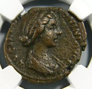 ローマコイン Lucilla / Pudicitia 164-182/3 AD ? AS NGC 非常に細かい｜WORLD RESOURCE【KING店】