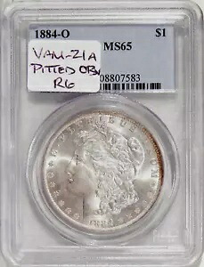 1884-O $1 PCGS MS 65 VAM-21A ~ レア R6 シルバー モーガン ドル バリエーション｜WORLD RESOURCE【KING店】