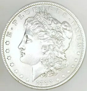 ??1882 オー モーガン??とてもゴージャスな作品??タフなミント??必見コイン??｜WORLD RESOURCE【KING店】 117,700円