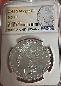2021 S モルガン ドル MS70 NGC 100 周年記念|WORLD RESOURCE【KING店】