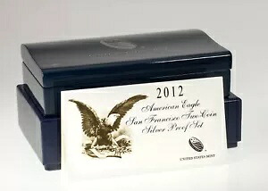 2012-S アメリカン イーグル 2 コイン シルバー セット (箱、証明書、ケース付き)|WORLD RESOURCE【KING店】