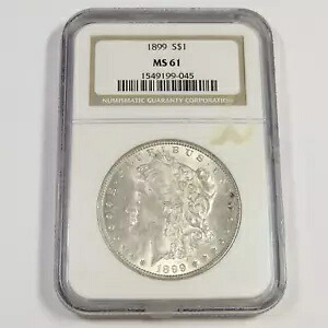 1889 P NGC MS61 - モルガン ドル銀貨 - 1 米国ドル コイン #49213A|WORLD RESOURCE【KING店】