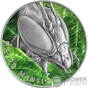 MACRO MANTIS インセクツ 2 オンス シルバー コイン 5$ ニウエ 2022|WORLD RESOURCE【KING店】