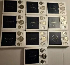 10 - 1976-S 米国造幣局 40% シルバー プルーフ バイセンテニアル 3 コイン セット COA/OGP.LOT 10 個｜WORLD RESOURCE【KING店】