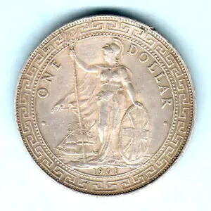 イギリス。 1901-B 貿易ドル.. gVF - 部分光沢｜WORLD RESOURCE【KING店】