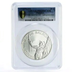 パナマ 20 バルボア 独立 75 周年 PR68 PCGS 銀貨 1978｜WORLD RESOURCE【KING店】