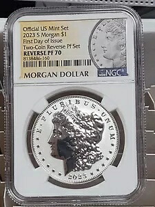 2023-S リバース プルーフ モーガン ドル NGC PF70 発行初日 シルバー FDI FDOI|WORLD RESOURCE【KING店】