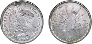 メキシコ 1898 Zs FZ 1 ペソ シルバー 9027 AU|WORLD RESOURCE【KING店】