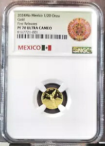 2024 メキシコ ゴールド 1/20 オンザ リベルタード NGC PF 70 ウルトラ カメオ ファースト リリース 1/20 オンス|WORLD RESOURCE【KING店】