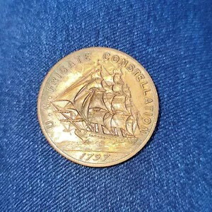 1797年 米海軍最初の船 スーベニアメダル 米国フリゲート艦 コンステレーション コイン｜WORLD RESOURCE【KING店】