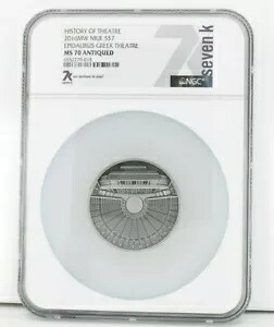 劇場の歴史 2016 MW ニウエ S$7 エピダウロス ギリシャ劇場 MS 70 アンティーク NGC|WORLD RESOURCE【KING店】