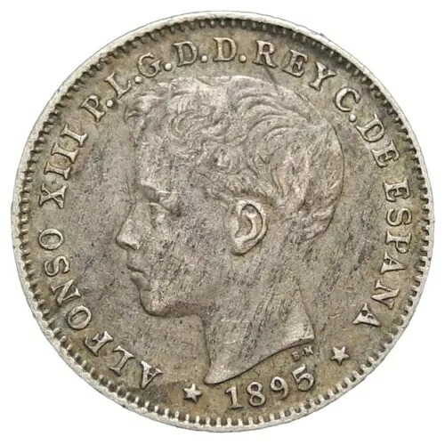 プエルトリコ 1895 20 センタボス ベター グレード シルバー コイン ecoinsales｜WORLD RESOURCE【KING店】