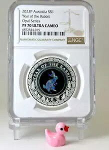 2023 オーストラリア オパール旧暦ウサギ年 1 オンス シルバー コイン NGC PF 70 UCAM|WORLD RESOURCE【KING店】