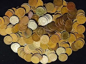 (250 ロット) コイン混合インディアン ヘッド セント ペニーの平均円周。 1800年代 / 1900年代|WORLD RESOURCE【KING店】
