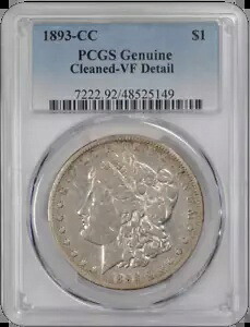 1893-CC モーガン PCGS VF