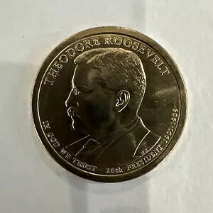 $1 セオドア・ルーズベルト第 26 代大統領 (1901-1909) 2013 (P) 米国 1 ドル硬貨|WORLD RESOURCE【KING店】