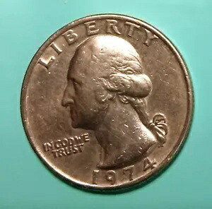 1974年、ワシントンクォーターのミントはありません。|WORLD RESOURCE【KING店】