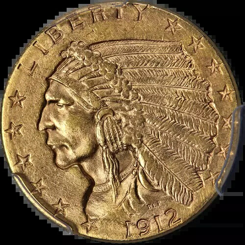 1912 インディアン ゴールド $2.50 PCGS MS62 素晴らしいアイアピール 強いストライク