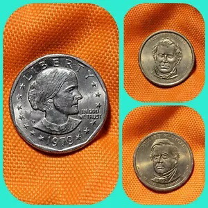 $1 米国コイン ロット ザカリー テイラー 2009 D ミラード フィルモア 2010 D 大統領ドル
