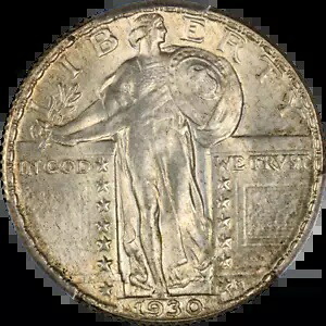 1930-P スタンディング リバティ クォーター PCGS MS66 FH ナイス アイ アピール