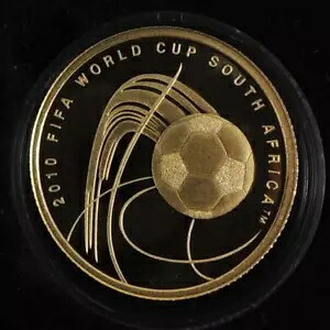 2009 イスラエル FIFA サッカー/サッカー ワールドカップ 2010 南アフリカ 1/4 オンス 金貨