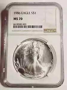 1986 シルバー イーグルス NGC MS-70｜WORLD RESOURCE【KING店】