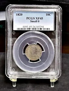 1820 バスト ダイム - S 0 - PCGS XF45 (#50494-K)｜WORLD RESOURCE【KING店】 367,290円