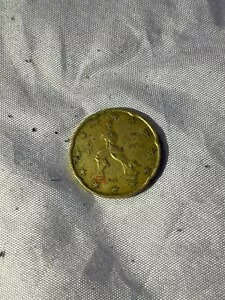 20 ユーロ セント硬貨 - イタリア 2002、印刷ミス